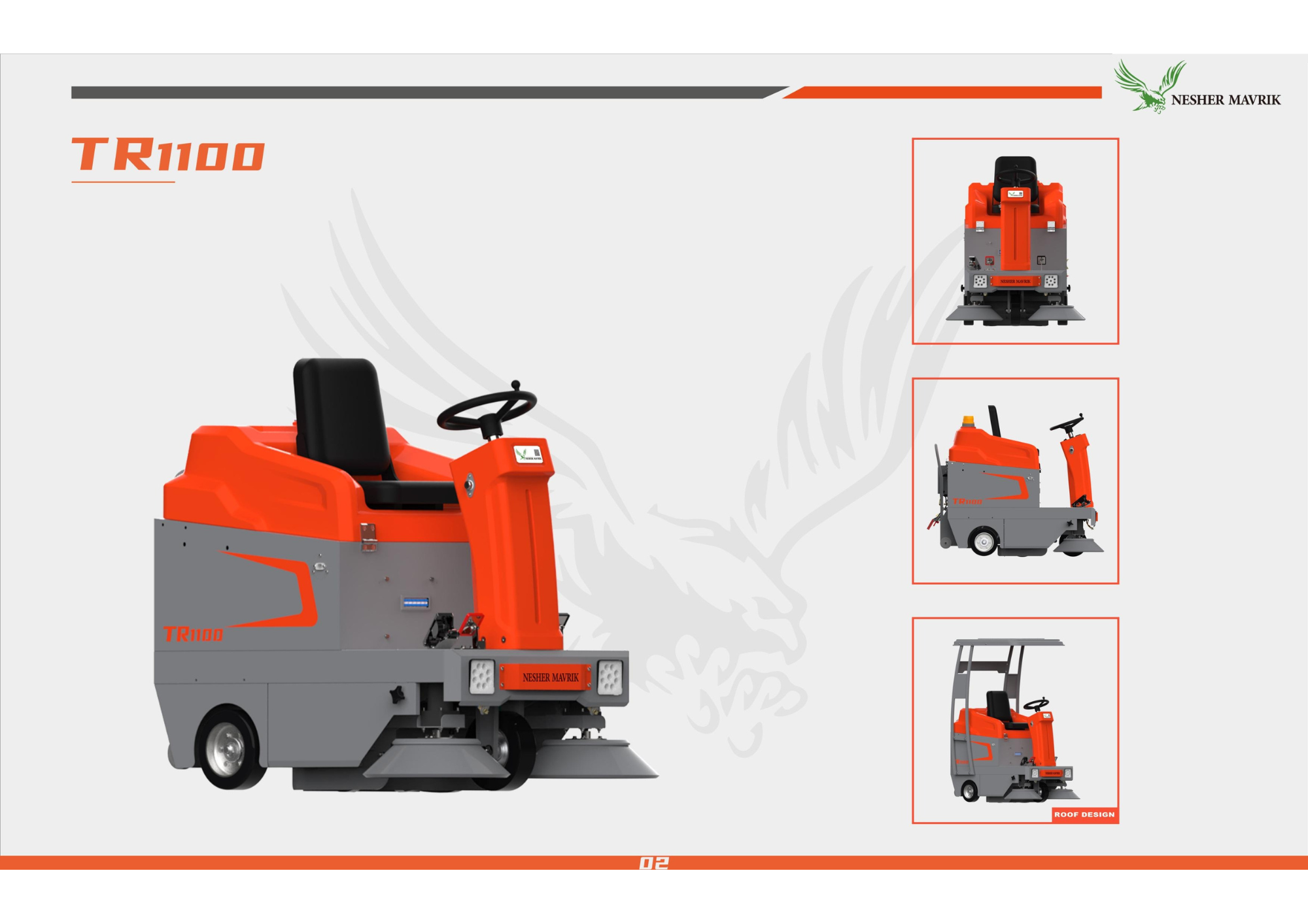מכונת טיאוט רכובה דגם TR1,100